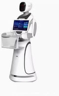 Food Delivery Robot - Fully Automatic Humanoid Waiter for Restaurants and Hotels - Intelligent Serving Machine for Efficient Food Delivery