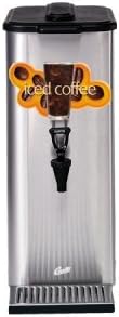 Curtis Liquid Coffee Dispenser, Single Faucet Oval 24"H - Iced Coffee Label TCC1C