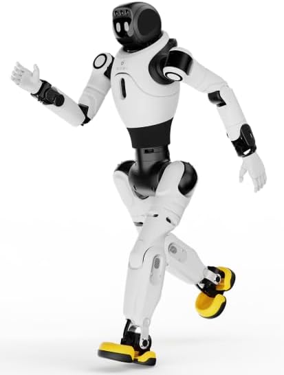 AGIBOT X2 Smart AI Robot Assistant, Intelligent Home Companion with Voice Interaction, Motion Control, HD Camera, Smart Navigation, Rechargeable Educational Robot for Home & Office