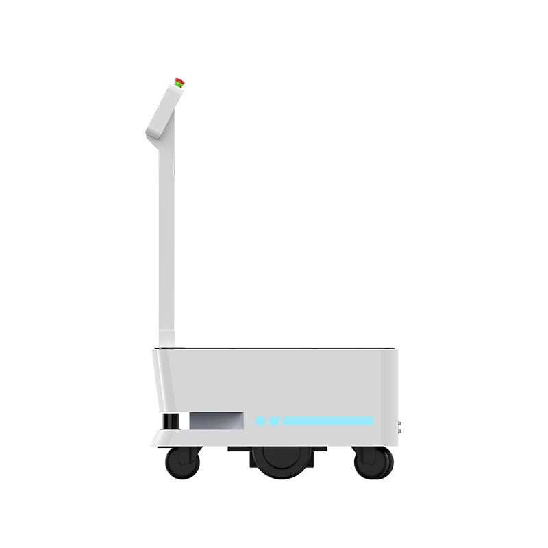 Autonomous Obstacle Avoidance Robot, Trackless Robot, Self-Driving Robot, Factory Transport Robot, Intelligent Delivery Robot, with LCD Display, Small Loading & Unloading Scale