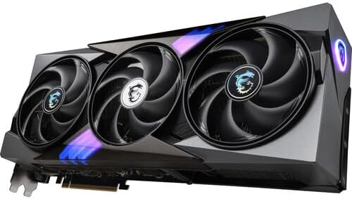 MSI GeForce RTX 5090 Gaming Trio OC Graphics Card w/Gaming Headset, 32GB GDDR7, 21760 CUDA, 680 Tensor Cores, DLSS 3.5, 8K & 4K/240Hz Gaming, 3D Rendering, AI Acceleration, HDMI x1, DP x3