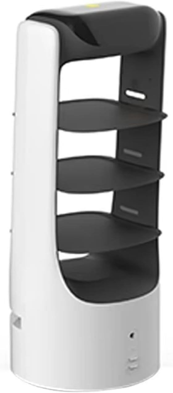 Food Delivery Robot for Restaurants & Hotels – Smart Waiter Robot, Autonomous Indoor Navigation, Large Tray Capacity, Self-Charging, Automatic Obstacle Avoidance, Multi-Coordination