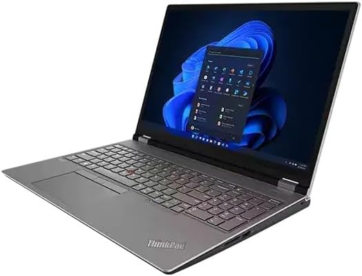 NewLenovo ThinkPad P16 Gen 2 Mobile Workstation (16" WQUXGA 4K+ (3840 x 2400) Inte.l Core i9-13980HX 24 Core, 64GB RAM 2TB SSD, RTX 4000 Ada 12GB) Laptop for Engineer Designer Architect, Win 11 Pro
