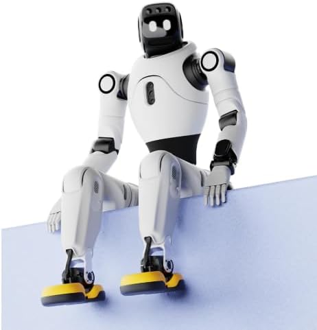 AGIBOT X2 Smart AI Robot Assistant, Intelligent Home Companion with Voice Interaction, Motion Control, HD Camera, Smart Navigation, Rechargeable Educational Robot for Home & Office