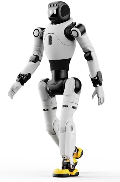 AGIBOT X2 Smart AI Robot Assistant, Intelligent Home Companion with Voice Interaction, Motion Control, HD Camera, Smart Navigation, Rechargeable Educational Robot for Home & Office