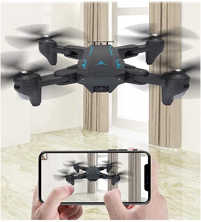 1080P Drone with Camera for Adults 1080P HD Live Video Camera Drone for Beginners w/Voice Control with Gravity Sensor Voice Control Gesture Control Altitude Hold