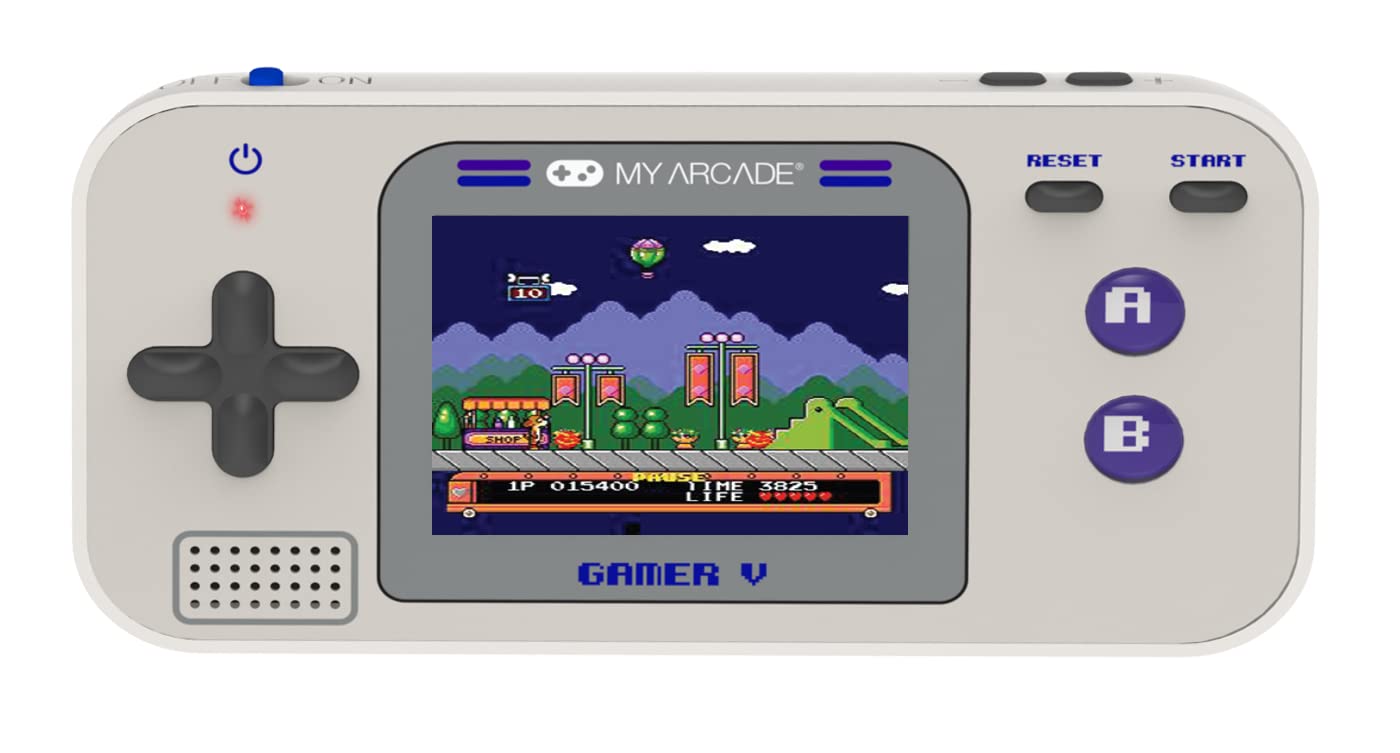My Arcade Tetris Gamer V: Tetris Game preloaded with 200 Bonus Games, Arcade Classics, 2.5 Inch Screen