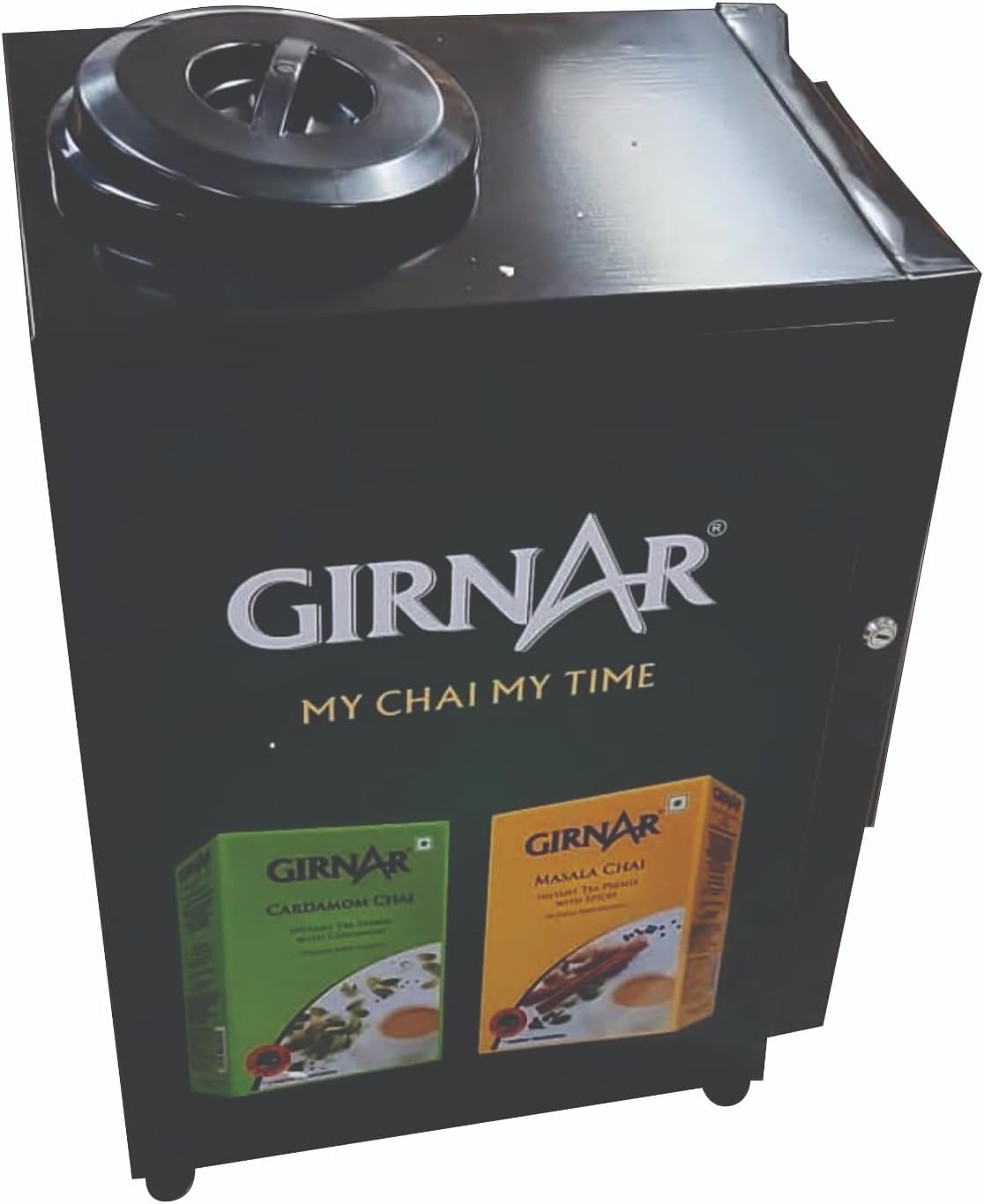 Mahavir Instant Premix Based Tea Vending Machine | Pro Commercial Chai Maker with 3 Liters Hot Tank Capacity With 500 Cups | 2 Lanes Tea Maker For Offices Homes Restaurants Hotels