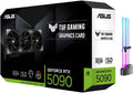 ASUS TUF Gaming GeForce RTX 5090 Triple Fan GPU, 32GB GDDR7, 3352 AI Tops, 28 Gbps, 512-bit, DLSS 4, AI Content Creation, Local LLM Inference, DP 2.1b x3, HDMI 2.1b x2, with GPU Holder