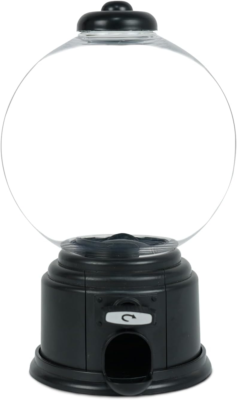 YOBRO Mini Sweet Treat Vending Machine, Adorable Desktop Candy Dispenser - The Perfect Creative Gift for Friends' Chocolate and Snack Stash Black