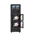 Helmet Cleaning Vending Machine, Dual-Tank Fully Automatic Helmet Cleaning Machine, Large Touch Screen, Multi-Language Voice prompts; Supports Multiple Payment Channels.
