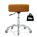 Ainilaily Rolling Stool with Wheels Adjustable Height, Roller Stool for Massage Medical Tattoo Spa Heavy Duty Swivel Desk (Super Thick Cushion, Black)
