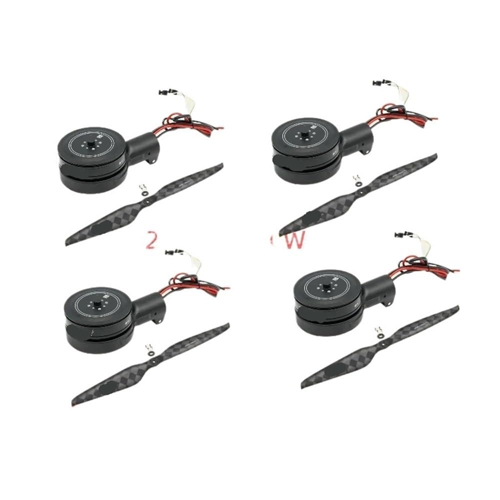 Brushless 85KV 12S Max Thrust 7.5kg with 3098 Propeller Carbon FIT for Agricultural Industry Drones Motor(2 Set CW 2 Set CCW)