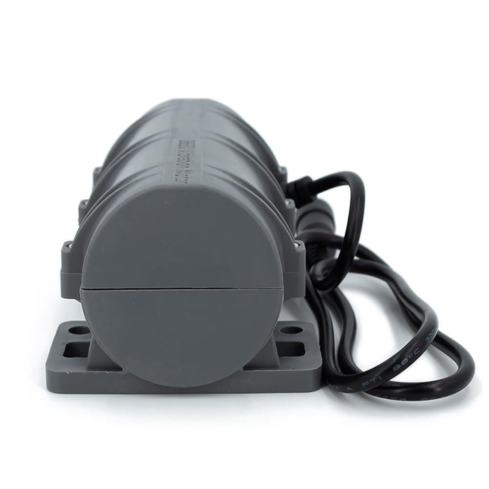 12V DC Motor 3800rpm Strong Vibration Industry Mini Vibration Motor with Sturdy Plastic Shell Rotary Speed Vibrating Motor for Massage Bed Chair Medical Instruments (12V Motor+Power)