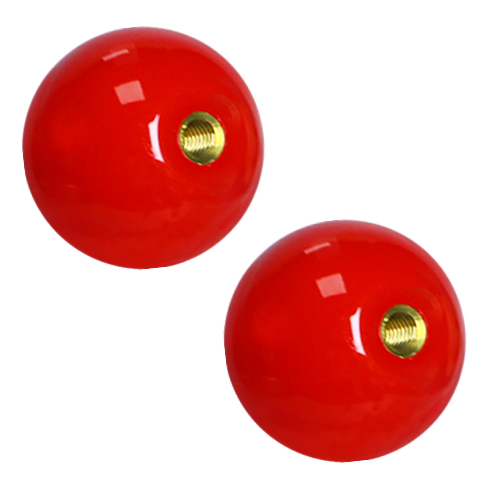 Gallipower 4Pcs Joystick Head,Arcade Joystick Ball Top Handle Rocker Round Head,Arcade Kit DIY Replacement Parts(Blue,Green,Red,Yellow)