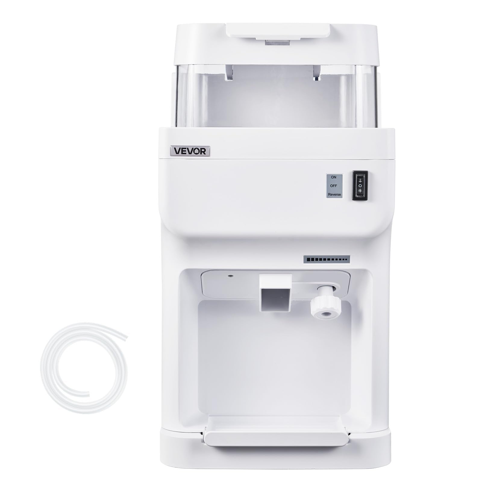 VEVOR Ice Shaver Machine Electric Snow Cone Machine, 265 LBS/H Shaved Ice Machine 250W Ice Crusher Triple Blades Tabletop Shaved Ice Maker with Adjustable Fineness for Home and Commercial Use