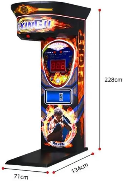 Indoor Sport Boxer Playing Coin Operated Arcade Boxing Punch Machine