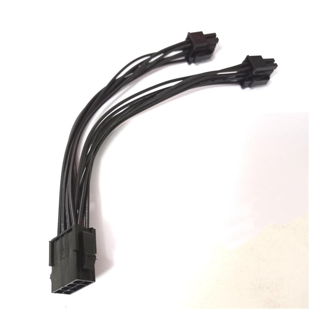 20cm Graphics Card 8 Pin Female to 2 * 8P(6+2) pin Extention Power Cable Male PCIe PCI Express 4 Lines Cable Connector