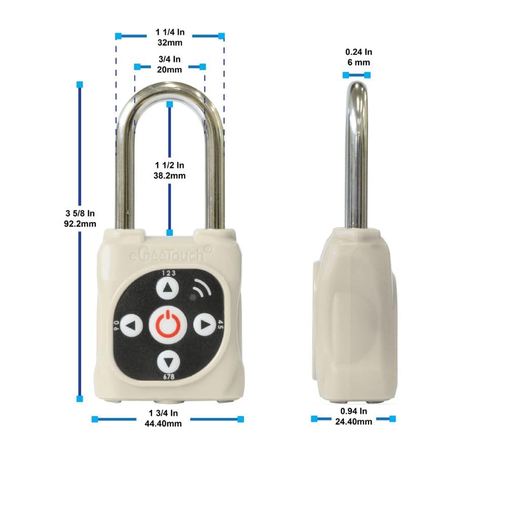 Smart Mini Padlock (Silver) - Single