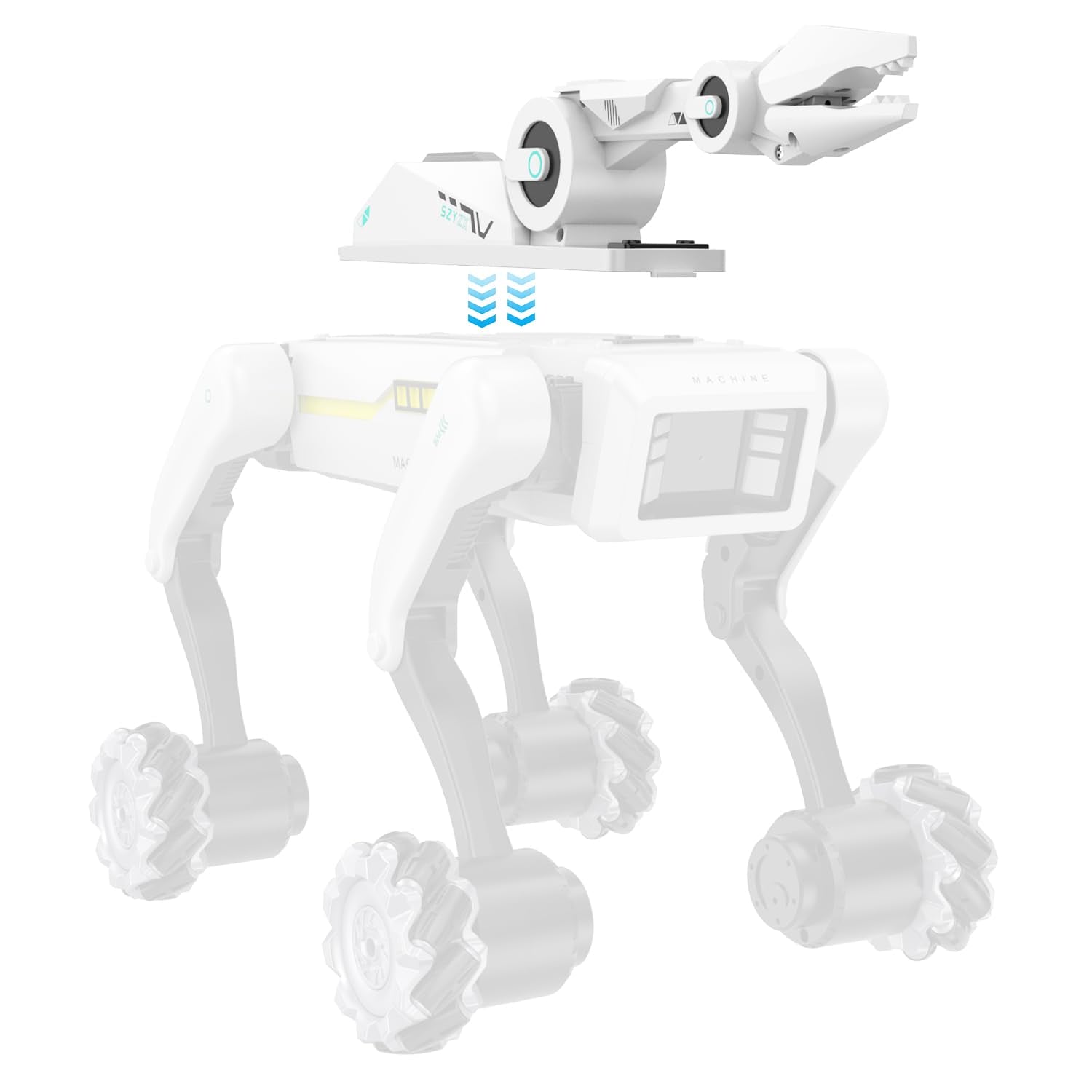 Smart Robot Dog for Kids Ages 6-12, Voice and Remote Control Robotic Pet, 30+ Bionic Actions, All-Terrain Stunt Moves, 25m Range, STEM Toy for Kids
