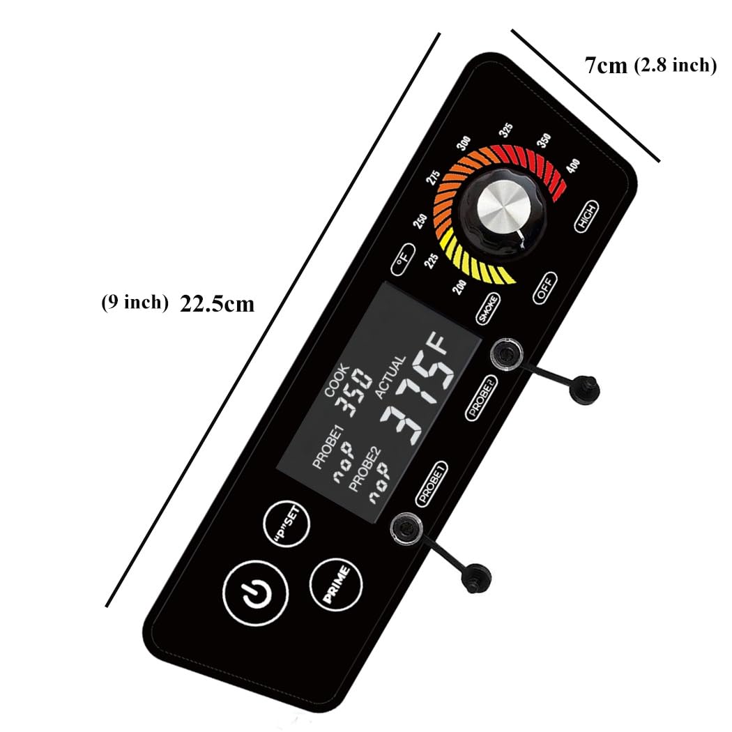 Digital W/LCD Display Control Board Thermostat Kit for Pit Boss Pellet Grill Smoker Austin XL, Replacement Parts Includes Meat Probes,Temp Sensor & Ignition Hot Rod
