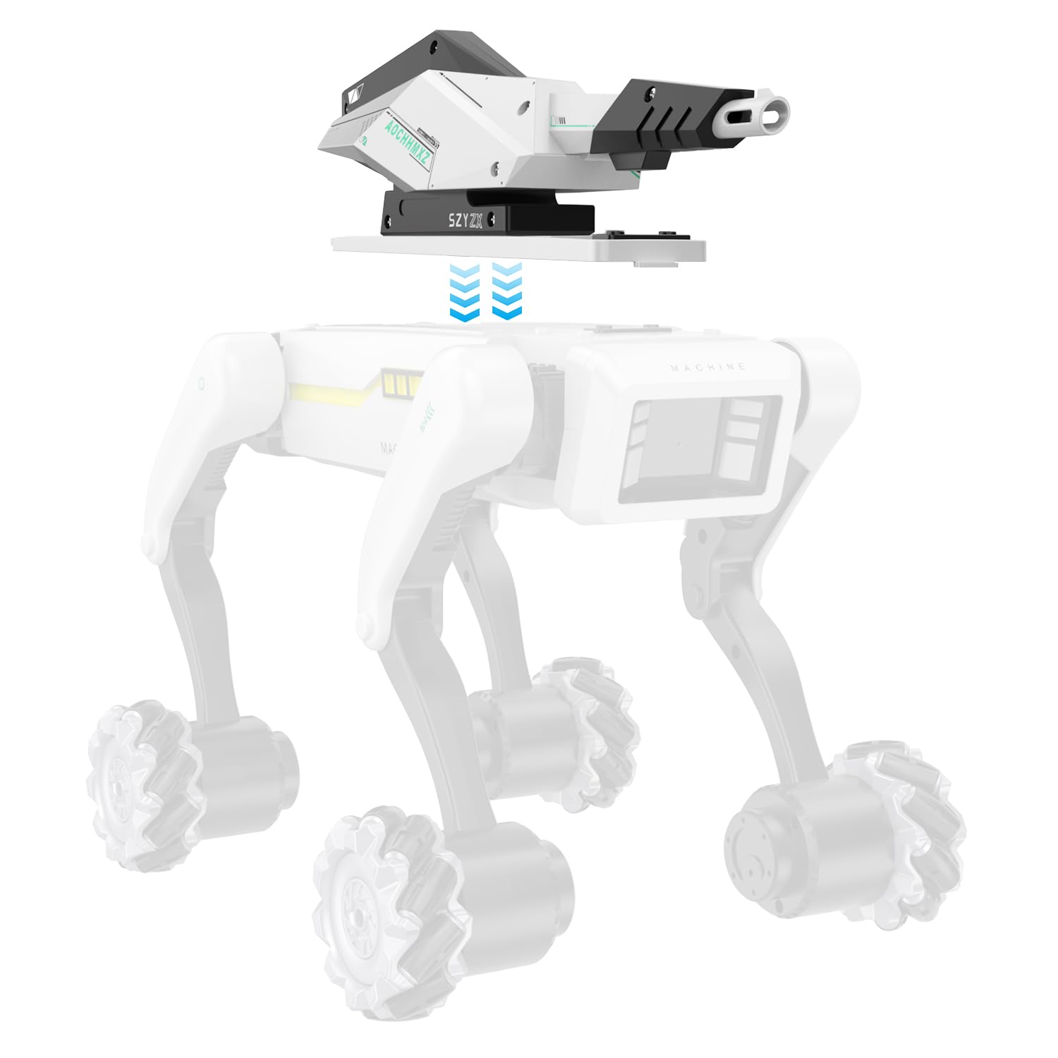 Smart Robot Dog for Kids Ages 6-12, Voice and Remote Control Robotic Pet, 30+ Bionic Actions, All-Terrain Stunt Moves, 25m Range, STEM Toy for Kids