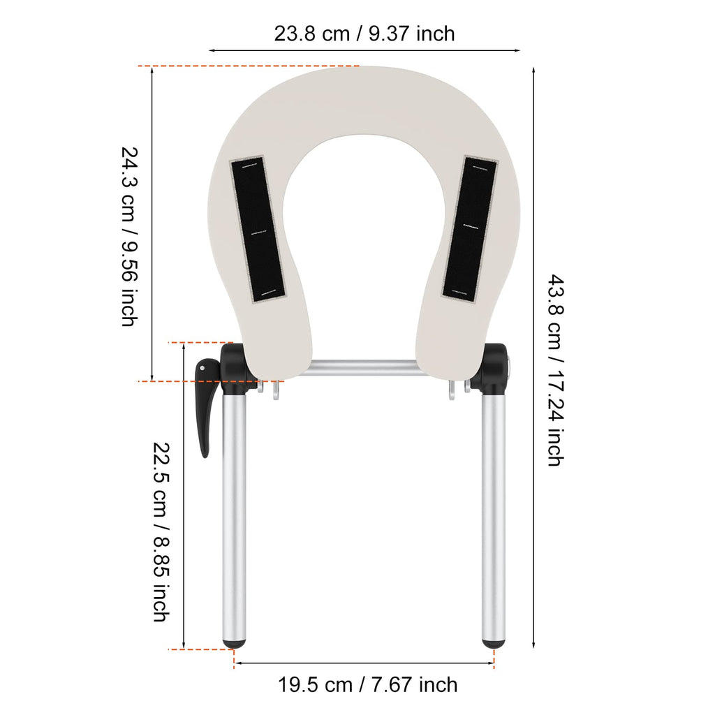 Universal Massage Table Face Cradle & Cushion, Adjustable Massage Chair Spa Bed Headrest & Face Pillow Support, Massage Platform Head Rest Cushion Cradle for Salon Home Mattress Top Massage Kit