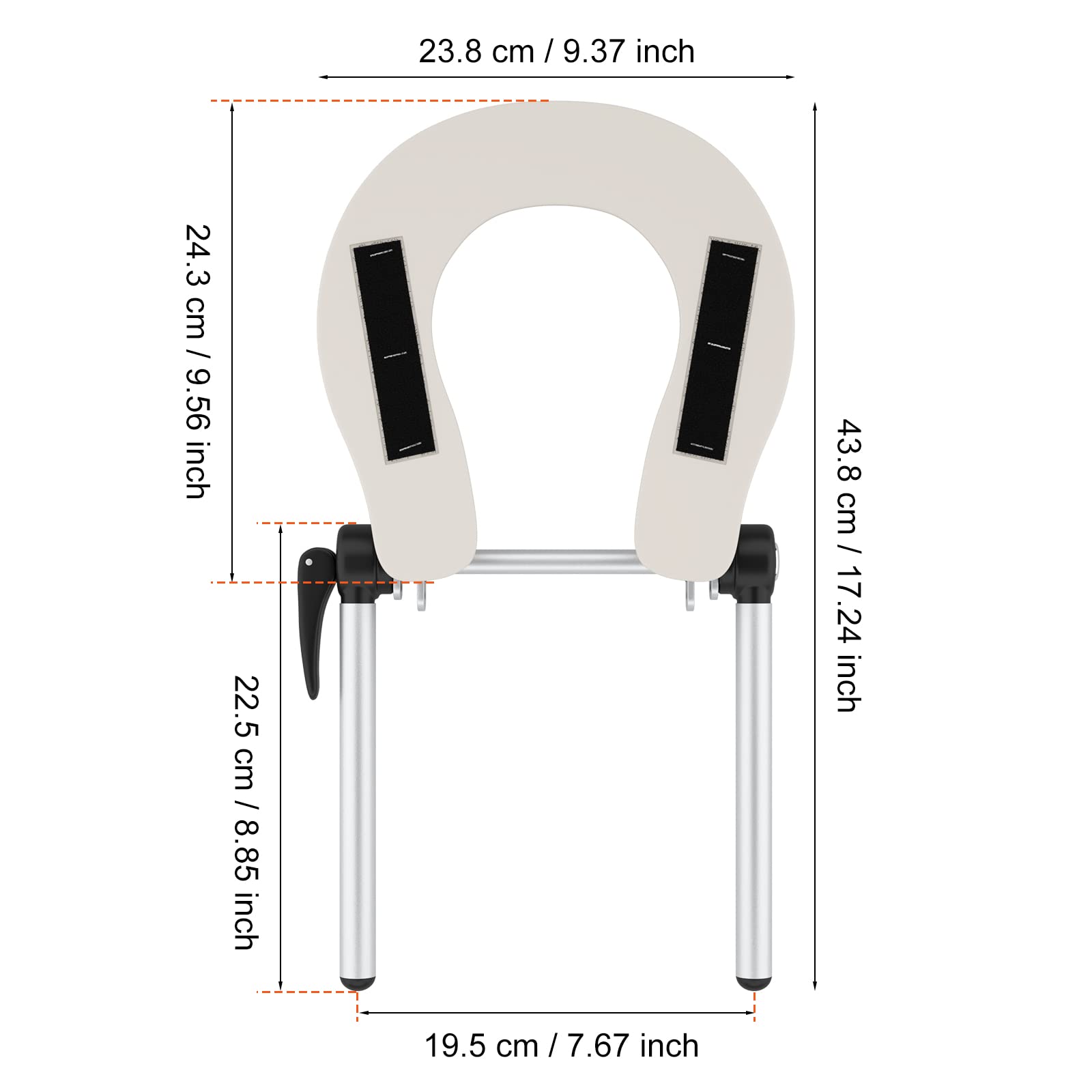 Universal Massage Table Face Cradle & Cushion, Adjustable Massage Chair Spa Bed Headrest & Face Pillow Support, Massage Platform Head Rest Cushion Cradle for Salon Home Mattress Top Massage Kit