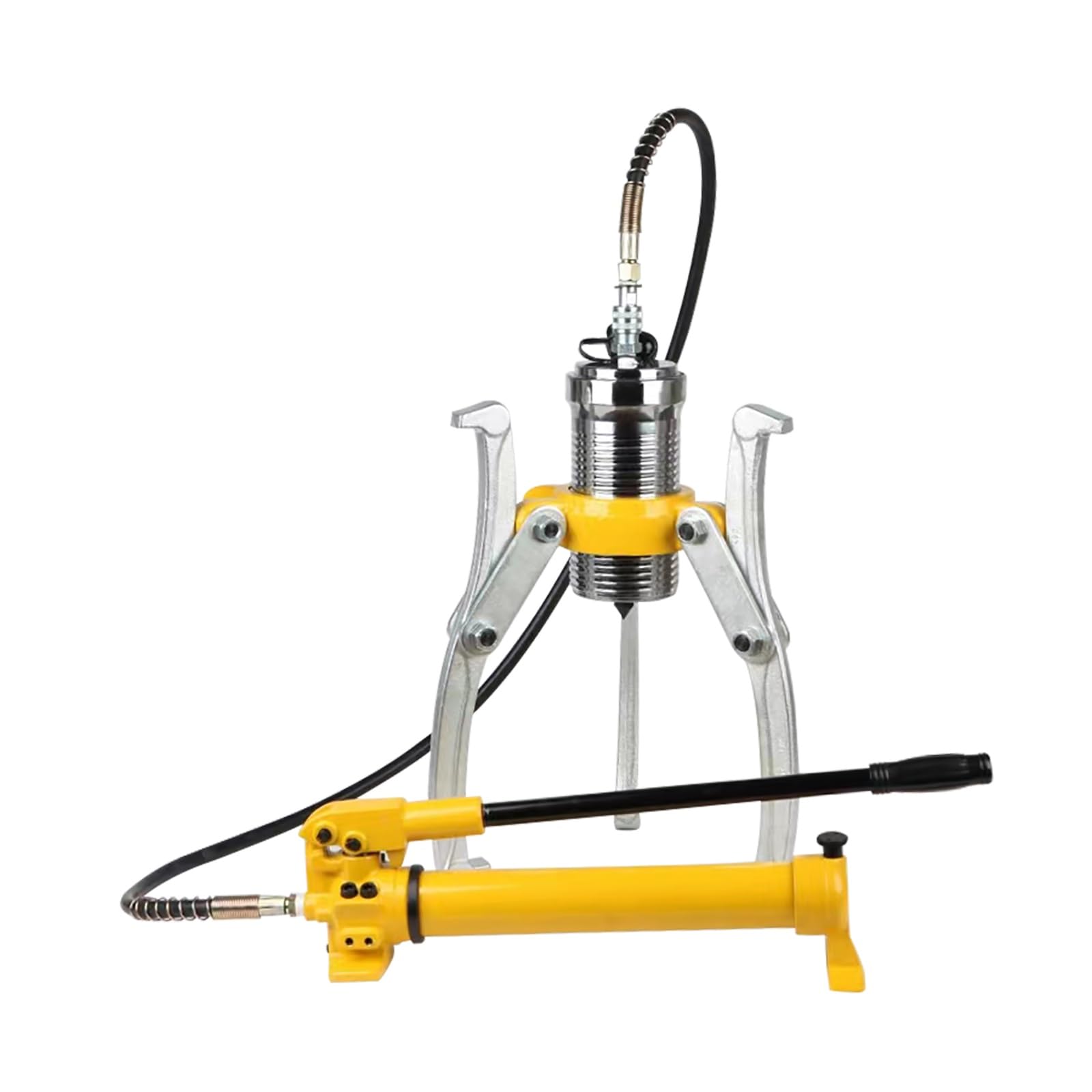 Hydraulic Gear Puller with Hand Pump, 5-50 Tons, 2 or 3 Jaws, for Separating Tools in Confined Spaces, Vertical and Horizontal Use