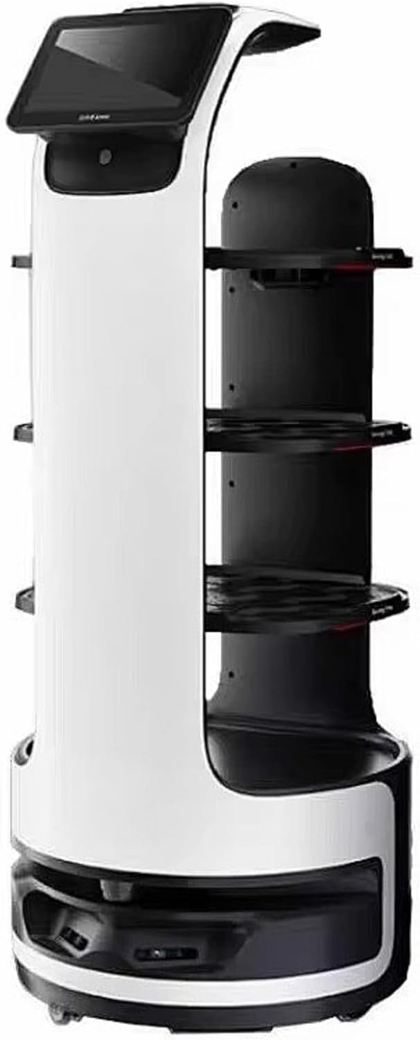 Autonomous Serving Robot for Hotel Room Service, APP Call Delivery, Guest Greeting & Guiding, Precision Positioning, Ultra-Long Endurance, Fleet Management