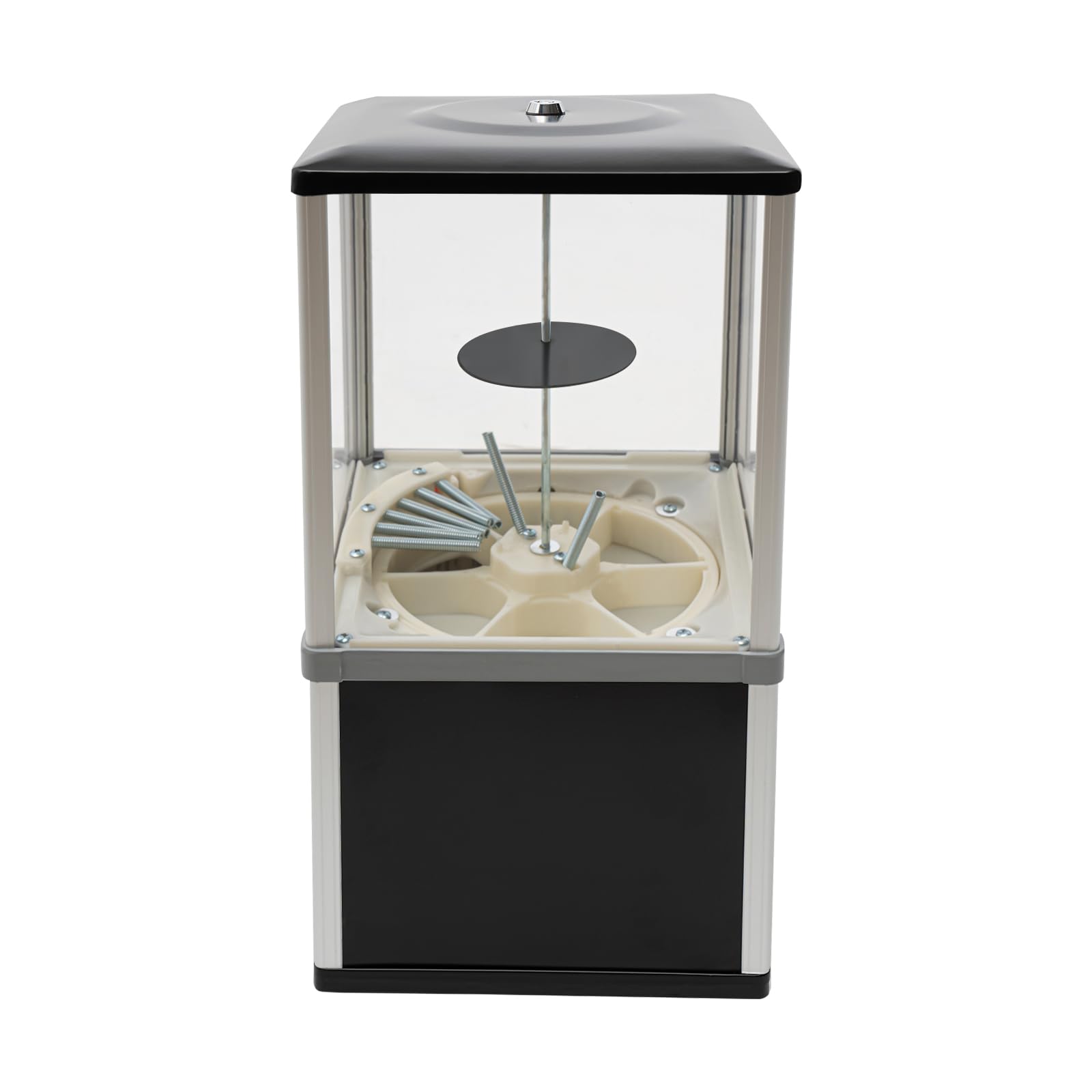 4X 25 Cents Coin Operated Vending Machine, 200pcs 1.77in Toy Capsule Vending Machine Commercial Twister Ball Dispenser 21in Height Rectangle Bubble Gum Machine for Retail Store, Supermarket
