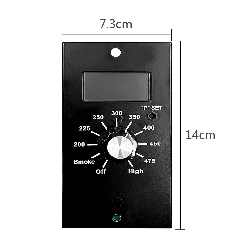 Digital Thermostat Control Board Replacement for Pit Boss Wood Pellet Grills, BBQ Temperature Controller, Compatible with Pitboss P7-340/540/700/1000 with LCD Display