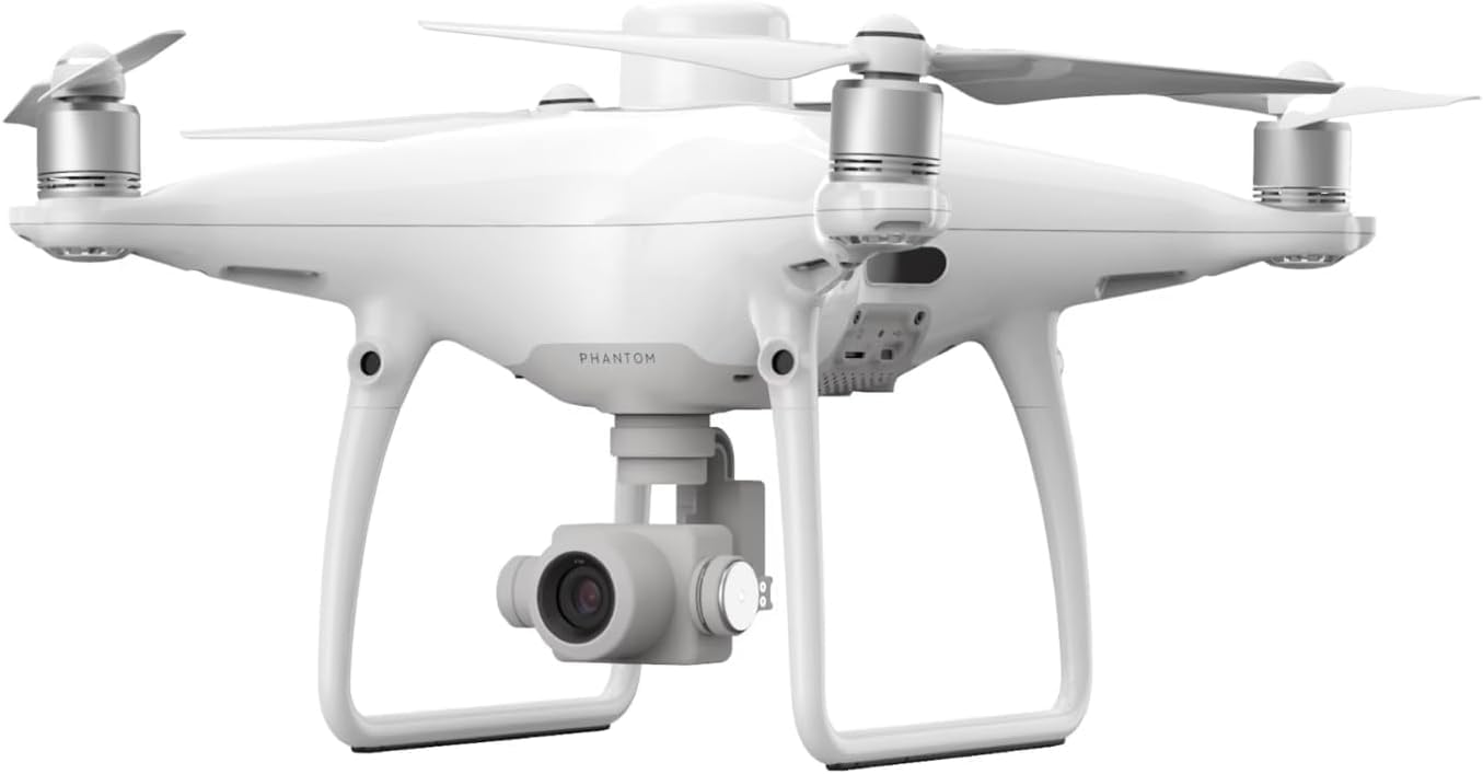 DJI P4 Multispectral Agriculture Drone, 3-Axis Stabilized Camera, RGB + 5 Multispectral Sensors, RTK Module, 27-Min Flight Time, 4.4-Mile Range