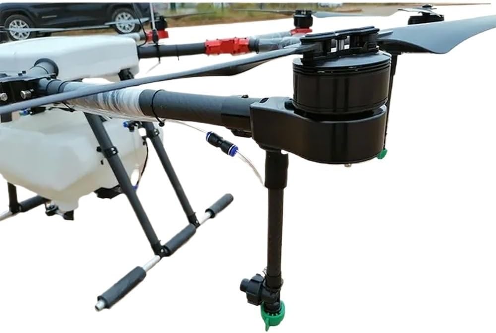 2020 Arrival Agricultural UAV Remote Control Airplane 8-10-Liter Pesticide Spraying Drone Foldable Sealed Enveloping Compatible with Similar Models(Frame and Power Suit)