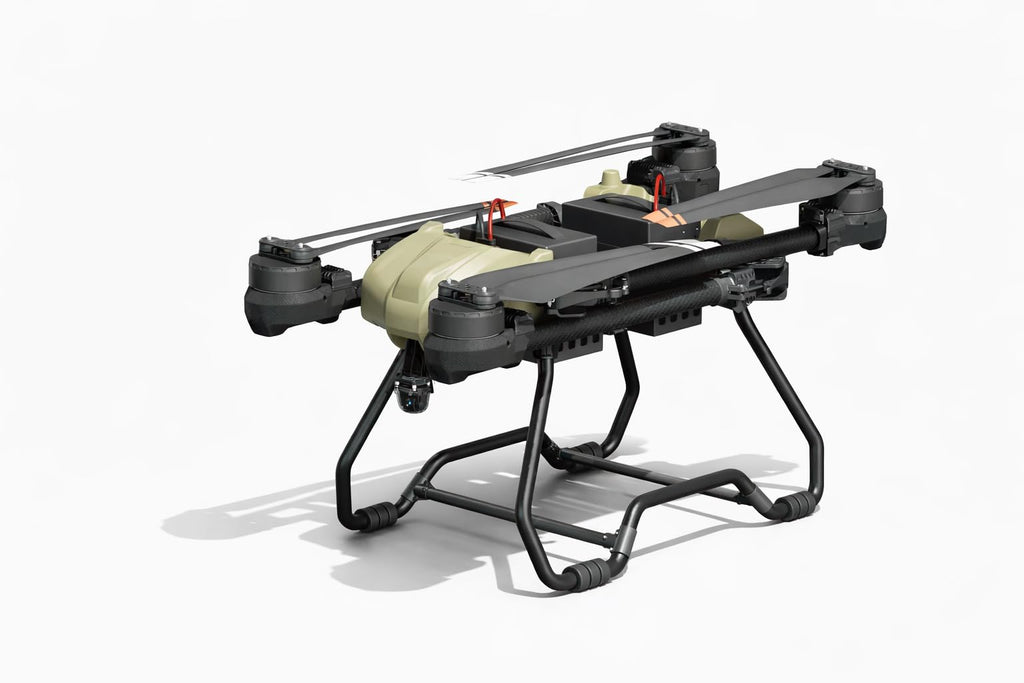 Heavy Lift Drone up to 200 lb, up to 5 mile Range UAV, Waterproof, Delivery Quadcopter (20 kg) 44 lb