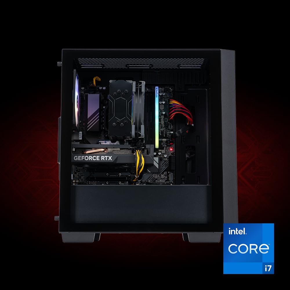 Acer Nitro 60 Gaming Desktop N60-640-UR24 i7-14700F 32GB RAM 2TB SSD | NVIDIA GeForce RTX 5070 graphics card, Windows 11 operating system, WiFi 6, Bluetooth, tool-free chassis design