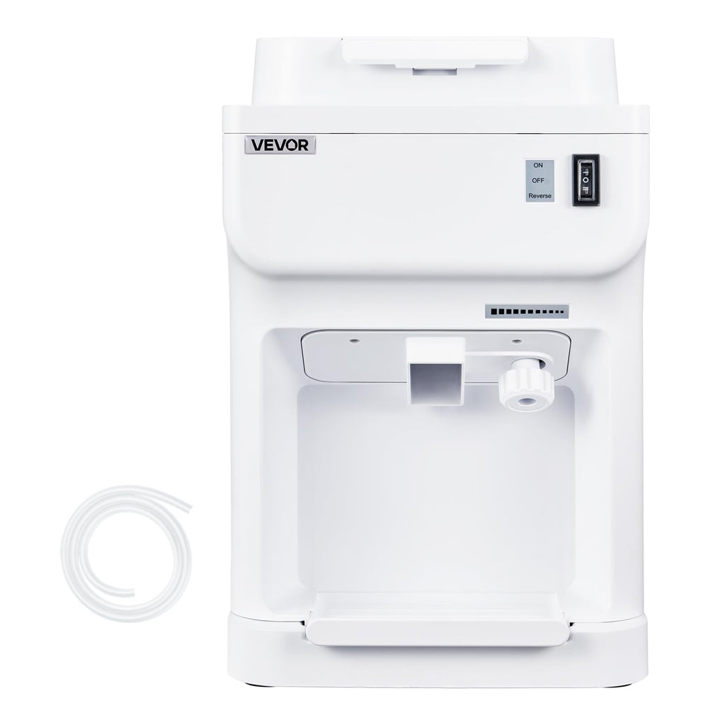 VEVOR Ice Shaver Machine Electric Snow Cone Machine, 265 LBS/H Shaved Ice Machine 250W Ice Crusher Triple Blades Tabletop Shaved Ice Maker with Adjustable Fineness for Home and Commercial Use