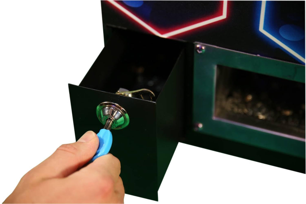 Arcadro© Coin Pusher 365 — Home Arcade Coin Pusher Machine for Adults | Tabletop Mini Arcade Game with 500 Coins & 25 Tokens | Fun Entertainment (500coins)