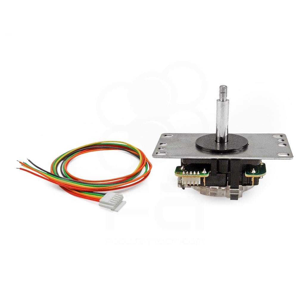 SANWA JLF-TP-8YT Joystick Red Original - for Arcade Jamma Game 4 & 8 Way Adjustable, Compatible with Catz Mad SF4 Tournament Joystick (Red Ball Top), Use for Arcade Game Machine Cabinet S@NWA