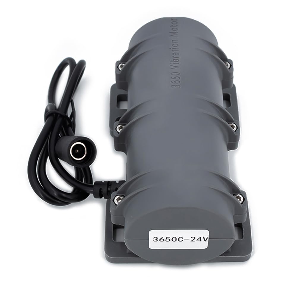 12V DC Motor 3800rpm Strong Vibration Industry Mini Vibration Motor with Sturdy Plastic Shell Rotary Speed Vibrating Motor for Massage Bed Chair Medical Instruments (12V Motor+Power)
