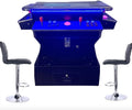 Top Us Video Arcades Full Size Commercial Grade Cocktail Arcade Machine Games Lift Up / Tilt Screen 4600 Games 26.5 Screen with Riser Tempered Glass 2 Stools Included 5 Year Warranty Black
