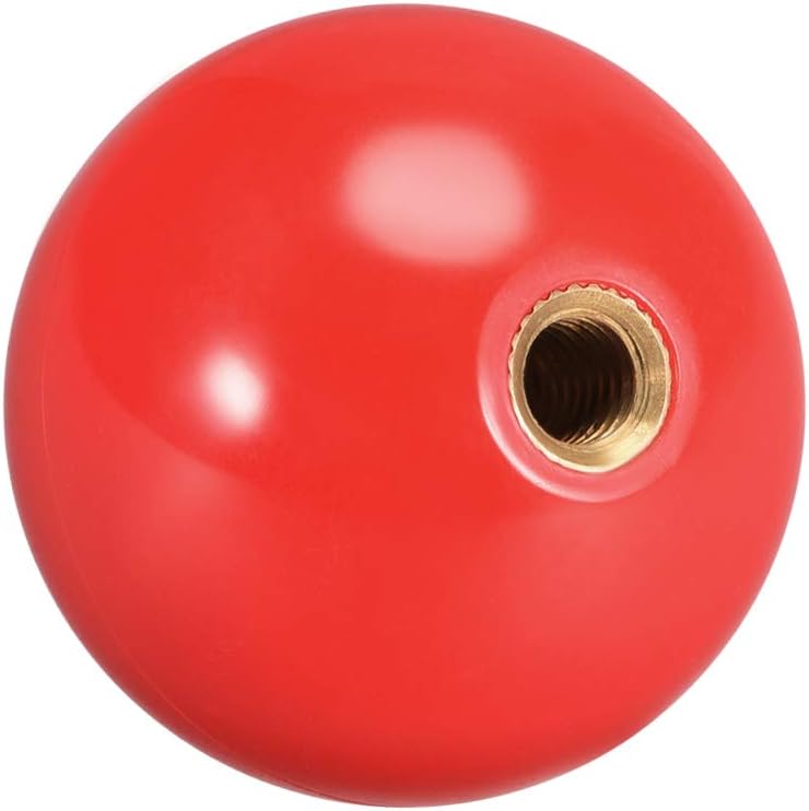 uxcell Joystick Ball Top Handle Rocker Round Head Arcade Game DIY Parts Replacement Red 2Pcs
