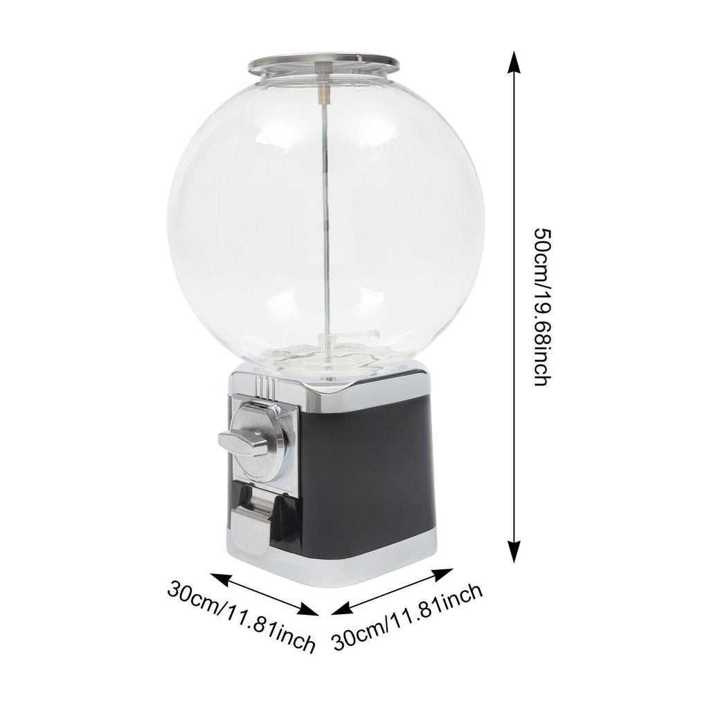 4X 25 Cents Coin Operated Vending Machine, 200pcs 1.77in Toy Capsule Vending Machine Commercial Twister Ball Dispenser 21in Height Rectangle Bubble Gum Machine for Retail Store, Supermarket
