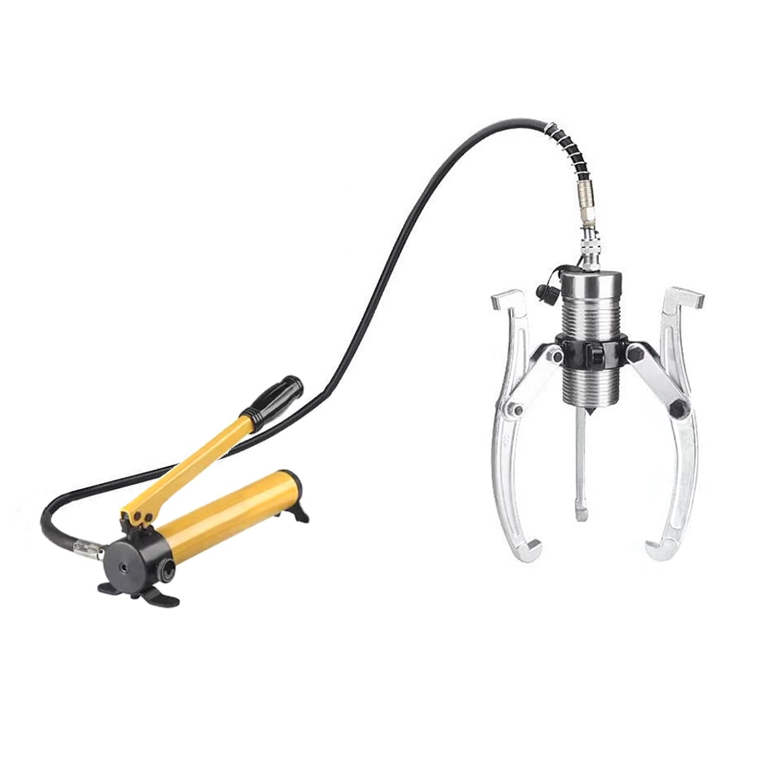 Hydraulic Gear Puller with Hand Pump, 5-50 Tons, 2 or 3 Jaws, for Separating Tools in Confined Spaces, Vertical and Horizontal Use