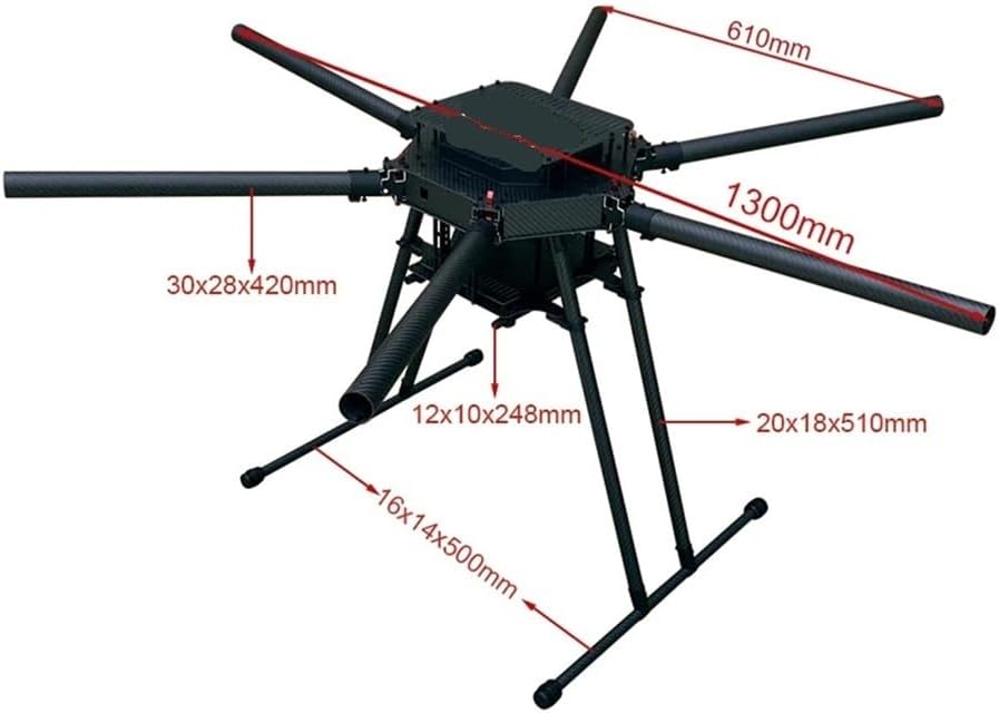 FPV Quadcopter Frame Kit Fit For Agricultural Spraying Drone