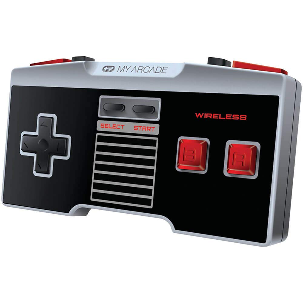 My Arcade Super Gamepad - Wireless Gaming Controller for Nintendo SNES Classic, NES Classic, Super Famicom, Wii, Wii U (Super NES Colors)