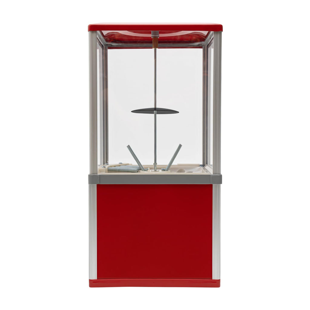 4X 25 Cents Coin Operated Vending Machine, 200pcs 1.77in Toy Capsule Vending Machine Commercial Twister Ball Dispenser 21in Height Rectangle Bubble Gum Machine for Retail Store, Supermarket