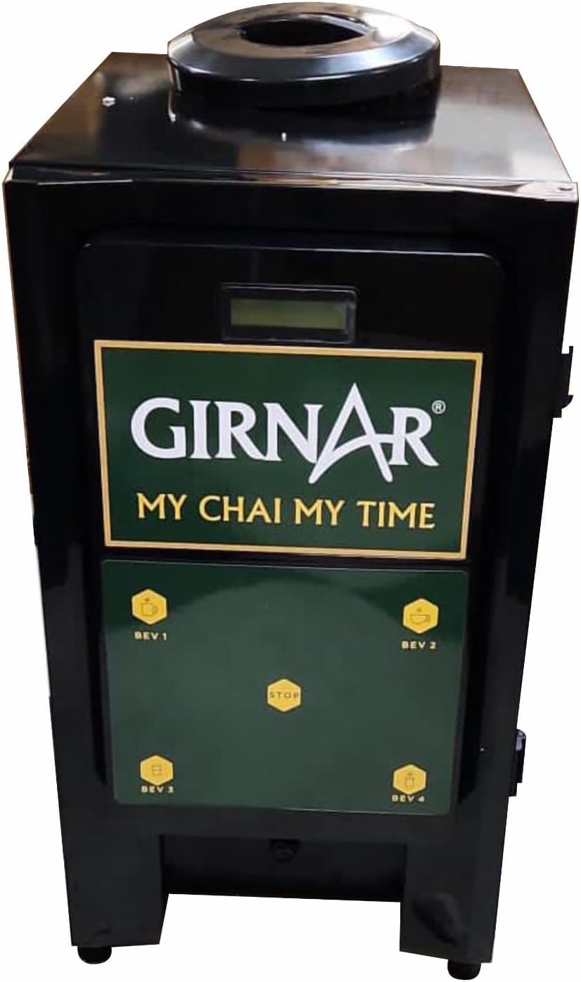 Mahavir Instant Premix Based Tea Vending Machine | Pro Commercial Chai Maker with 3 Liters Hot Tank Capacity With 500 Cups | 2 Lanes Tea Maker For Offices Homes Restaurants Hotels
