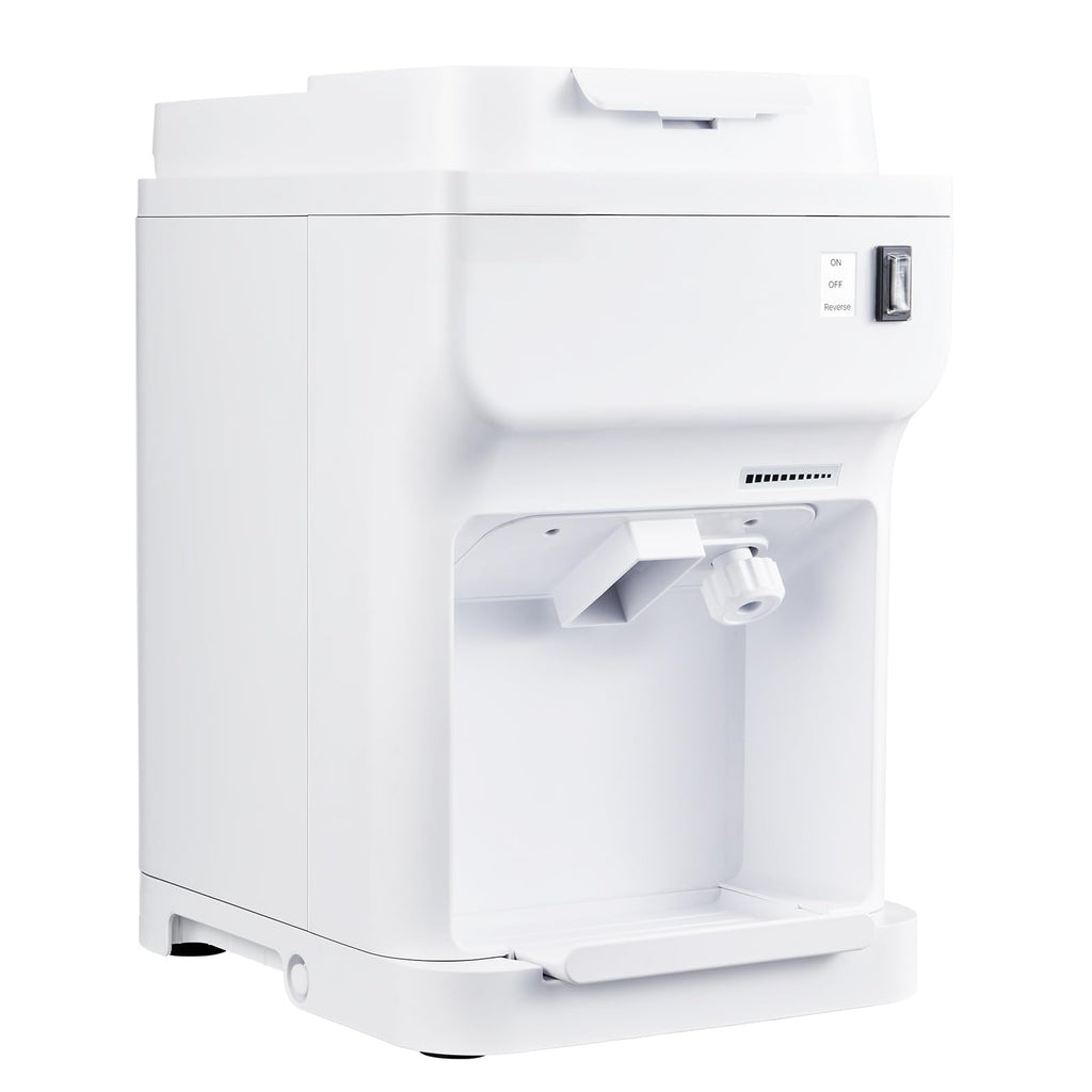 VEVOR Ice Shaver Machine Electric Snow Cone Machine, 265 LBS/H Shaved Ice Machine 250W Ice Crusher Triple Blades Tabletop Shaved Ice Maker with Adjustable Fineness for Home and Commercial Use