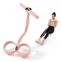 YOTTOY Smart Foot Pedal Puller with Digital Counter, Pedal Puller Resistance Band System with Handles for Full Body Stretching Yoga Home Workout